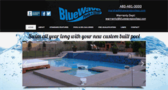 Desktop Screenshot of bluewavepoolsaz.com