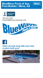 Mobile Screenshot of bluewavepoolsaz.com
